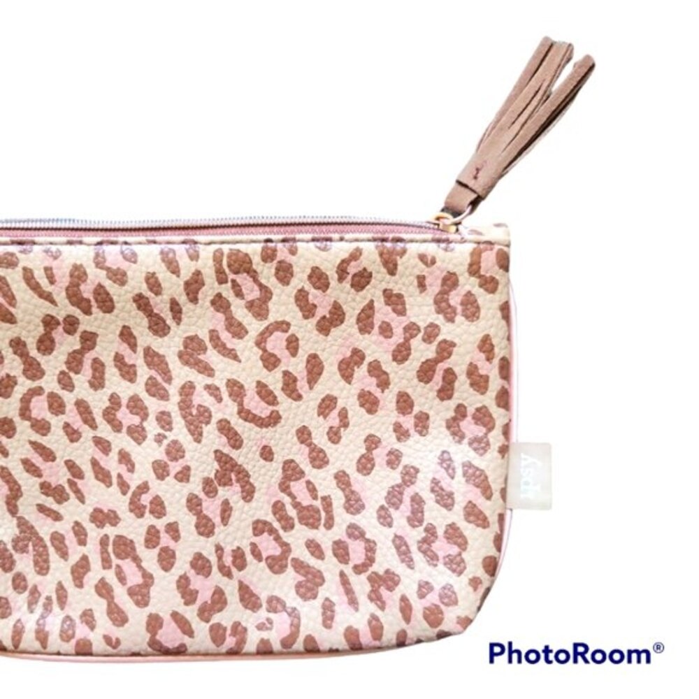 IPSY Leopard Print Cosmetic Bag